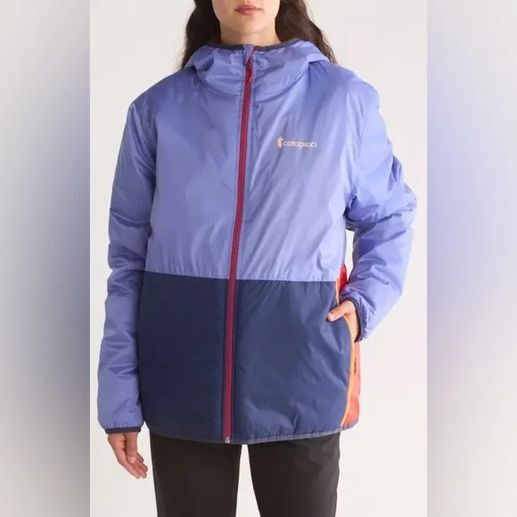 Cotopaxi Teca Caldido Hooded Jacket Purple Full Zip Outdoor Women’s Size Large - Picture 2 of 11